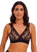 Braletka Wacoal SENSU LACE WE601203BLK Non Wired Bralette Black