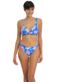 Figi kąpielowe Freya Swim HOT TROPICS AS204585BLE High Leg Bikini Brief Blue