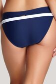 KOMPLET - Strój kąpielowy Panache Swim ANYA CRUISE Navy/White biustonosz SW1094 Halterneck Bikini + wywijane majtki SW1097 Folded Top Pant (30D, 34F, 34FF, 36E)