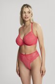 Majtki brazylijskie z wysokim stanem Cleo by Panache ADDISON 10615 Brazilian Paradise Pink