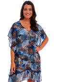 Tunika sukienka plażowa Fantasie Swim SERAYA SANDS FS503794DEN Kaftan Denim